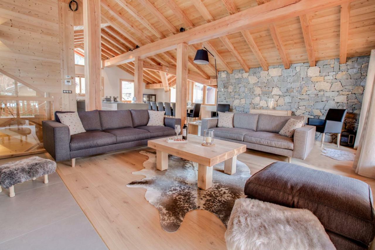 Les Roches Noires Villa Morzine Buitenkant foto