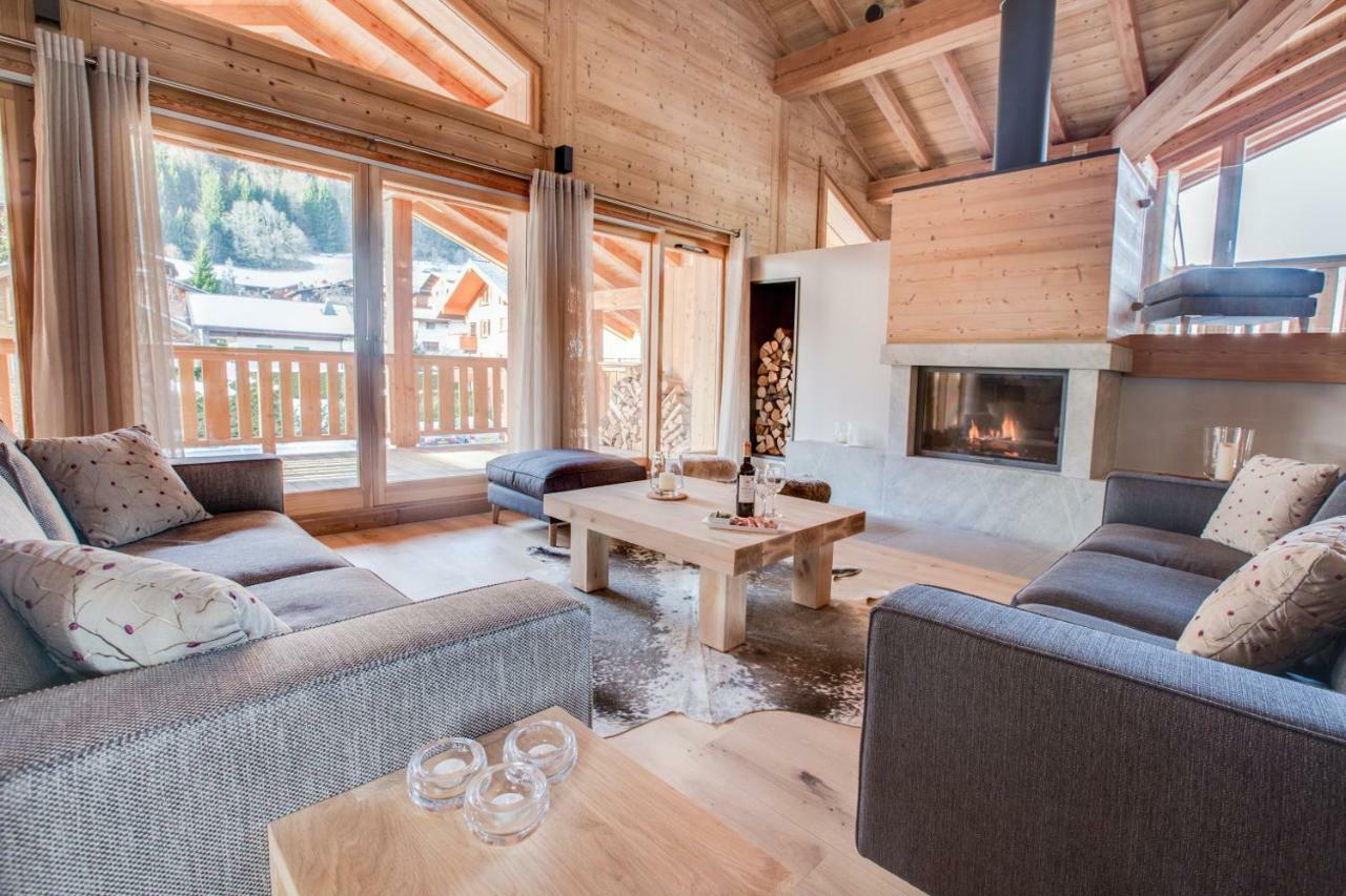 Les Roches Noires Villa Morzine Buitenkant foto